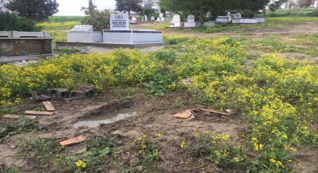 Adana’da mezarlığa izinsiz gömülmüş cenin bulundu