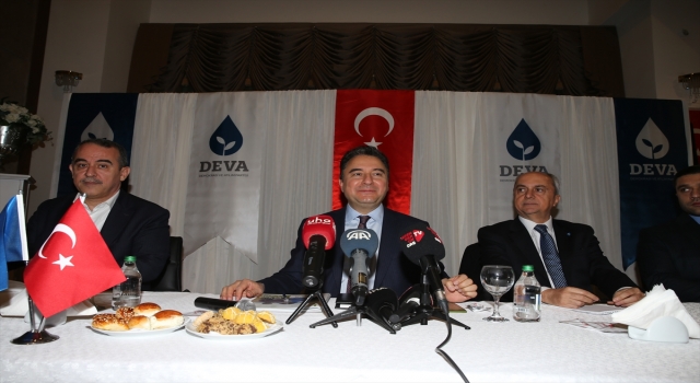 DEVA Partisi Genel Başkanı Babacan, Hatay’da partisinin ilçe başkanlığını açtı