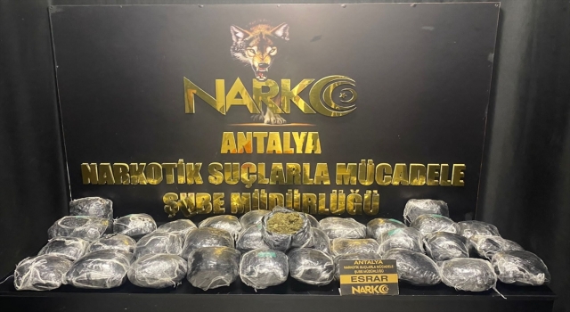 Antalya’da uyuşturucu operasyonunda bir kişi yakalandı