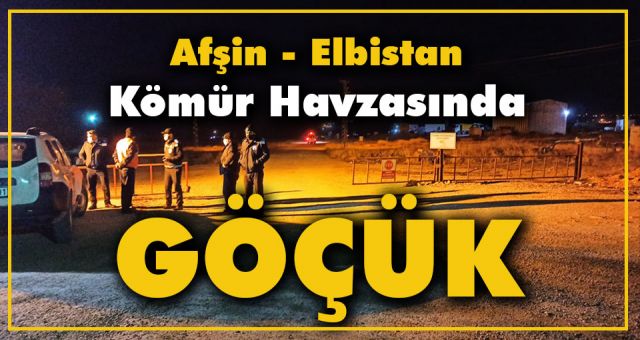 Afşin Elbistan Termik Santralinde Göçük