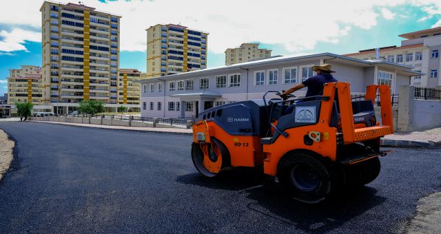 Dulkadiroğlun'da Asfalt Çalışması