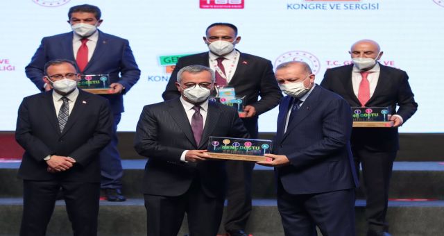 Kahramanmaraş'a Cumhurbaşkanı Erdoğan'dan Ödül
