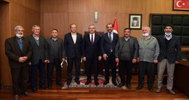 Cüceli Sakinlerinden Başkan Güngör’e Ziyaret