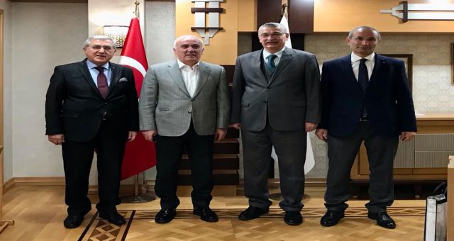 Güvenç ve Rektör Can’dan Kahramanmaraş’a Gübre Fabrikası kurmak için Ankara’da yoğun mesai