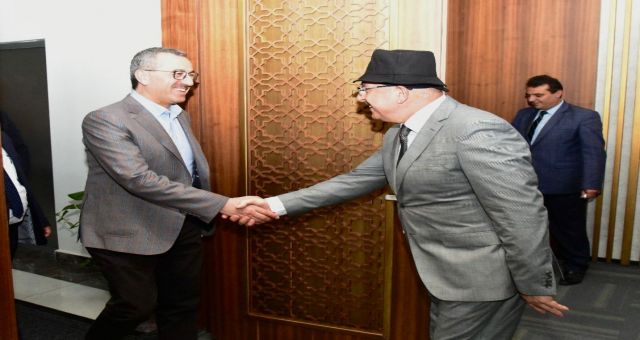 Başkan Güngör'den Tedavi Sonrası Görevine Dönen Başkan Aydın'a Ziyaret