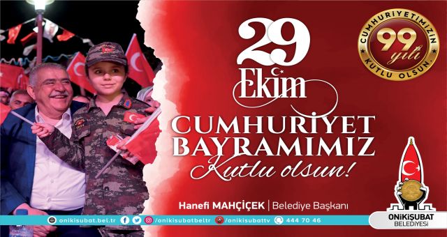 Başkan Mahçiçek’in 29 Ekim Cumhuriyet Bayramı mesajı