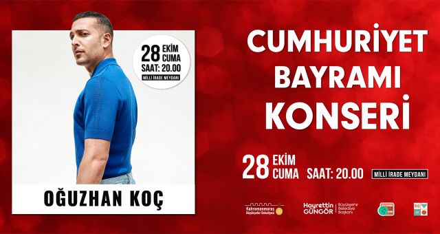Oğuzhan Koç Kahramanmaraş’ta Sahne Alacak