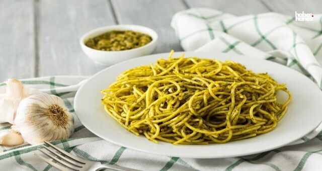 Restoranlardakileri Aratmayacak Lezzet: Ev Yapımı Pesto Soslu Spagetti Tarifi!