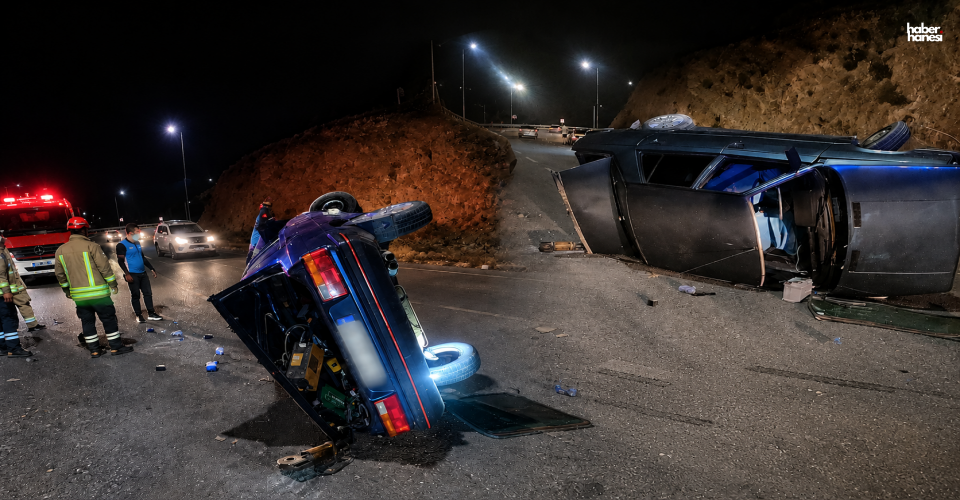 Kahramanmaraş’ta Kuzey Çevre Yolu’nda Kaza: Otomobil Devrildi, Sürücü Yaralandı