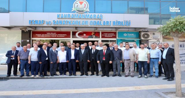 KMTSO’dan KMESOB Başkanı Ahmet Kuybu’ya Hayırlı Olsun Ziyareti