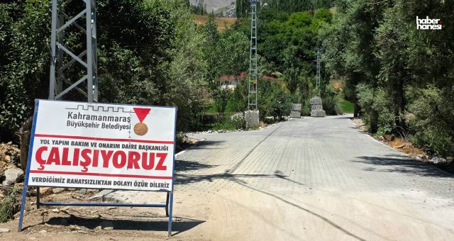 Kahramanmaraş Büyükşehir, Göksun Kırsalında Ulaşım Konforunu Yükseltiyor