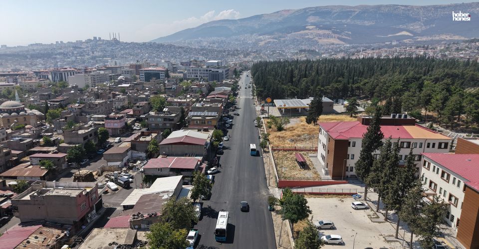 Kahramanmaraş Büyükşehir, Şeyh Adil ve Girne Caddelerini Sıcak Asfaltla Yeniledi