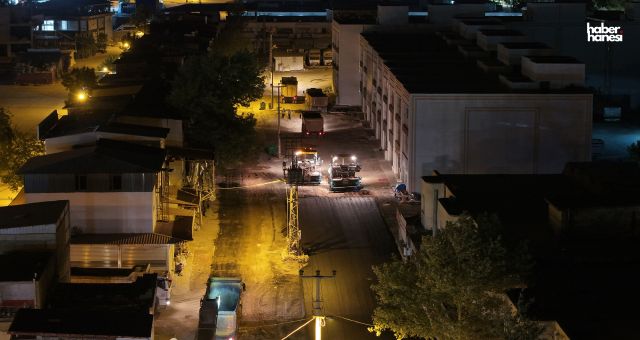 Kahramanmaraş Büyükşehir, Toptancılar Sitesi’nde Asfalt Mesaisinde