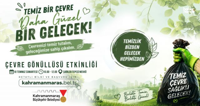 Kahramanmaraş Büyükşehir’den Yeşil Gelecek İçin Farkındalık Etkinliği