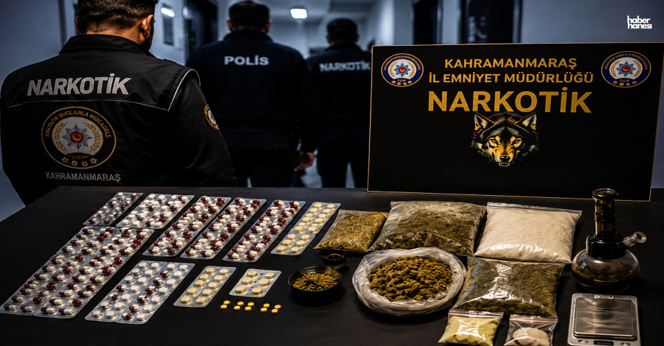 Kahramanmaraş'ta Şafak Operasyonu! 24 Adrese Narkotik Baskını