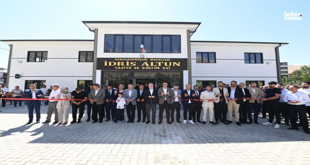 Elbistan’da İdris Altun Taziye ve Kültür Evi’nin Açılışı Gerçekleştirildi