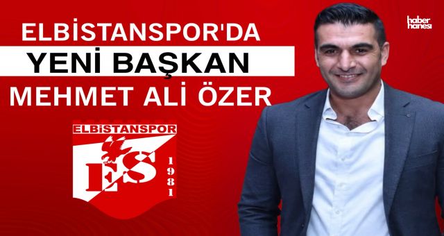 Elbistanspor’da Şampiyonluk İçin Yeni Yönetim! Mehmet Ali Özer Dönemi Başladı