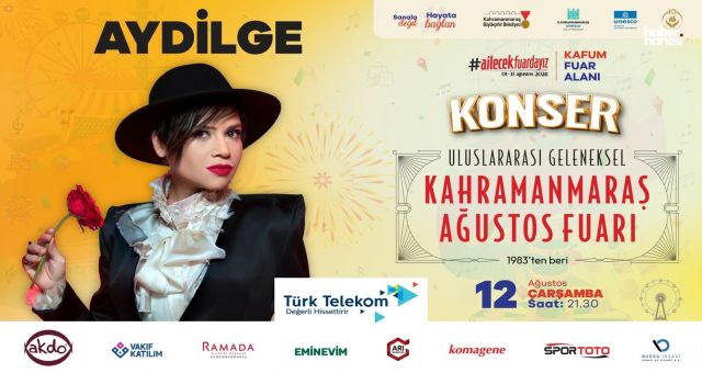 KAFUM Fuar Alanı Aydilge’nin Şarkıları ile Renklenecek