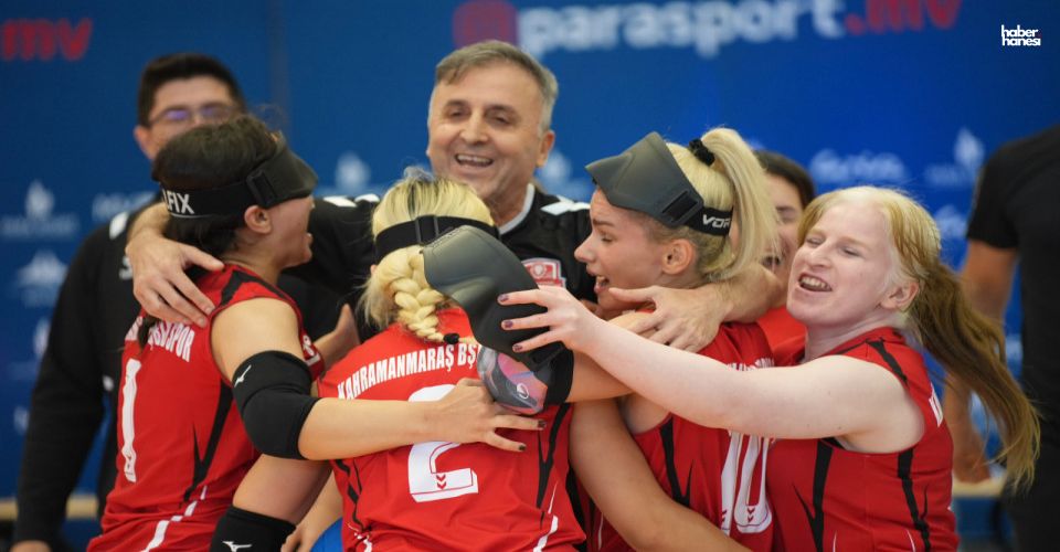 Kahramanmaraş Büyükşehir’in Kadın Goalball Takımı Avrupa İkincisi