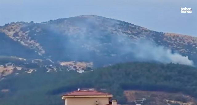 Kahramanmaraş’ta Sağanak Sonrası Ahır Dağı’nda Yangın! Yıldırım İki Noktayı Vurdu