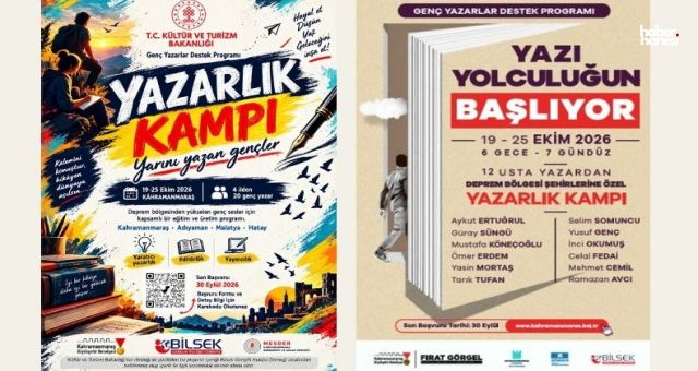 Deprem Bölgesinin Genç Yazarları Kahramanmaraş’ta Buluşacak