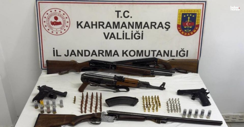 Jandarmadan Kahramanmaraş’ta Silah Operasyonu! Yüzlerce Fişek Ele Geçirildi