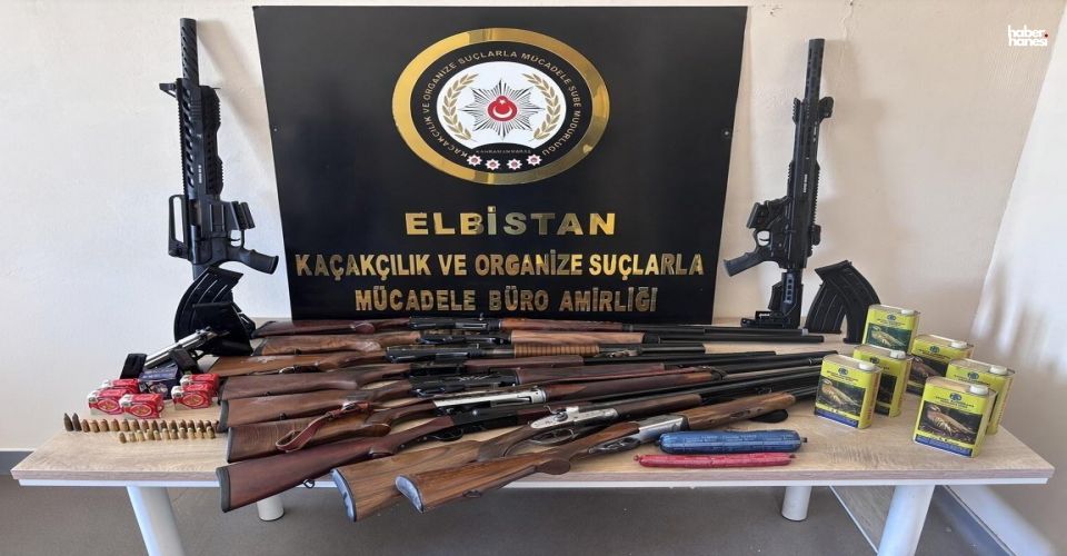 Kahramanmaraş Elbistan’da Operasyon: Silah, Fişek ve Patlayıcı Ele Geçirildi