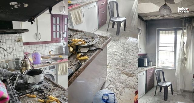 Kahramanmaraş’ta davlumbaz patlaması yangına neden oldu