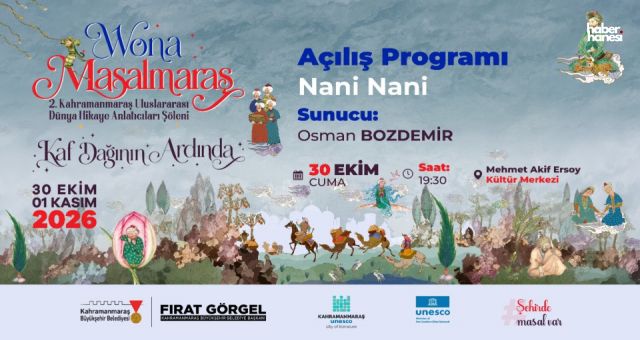 2. Kahramanmaraş Dünya Hikâye Anlatıcıları Şöleni Başlıyor