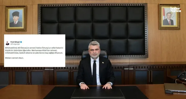 Ali Öztunç’un Acı Gününde Başkan Fırat Görgel’den Başsağlığı Mesajı