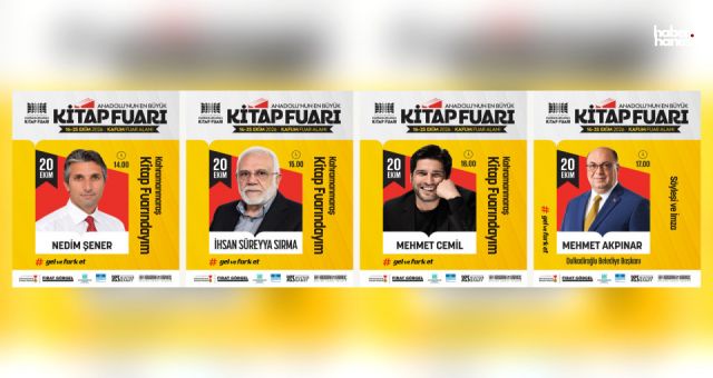 “Gel ve Fark Et” Temalı Kitap Fuarı Salı Günü Dolu Dolu Geçecek