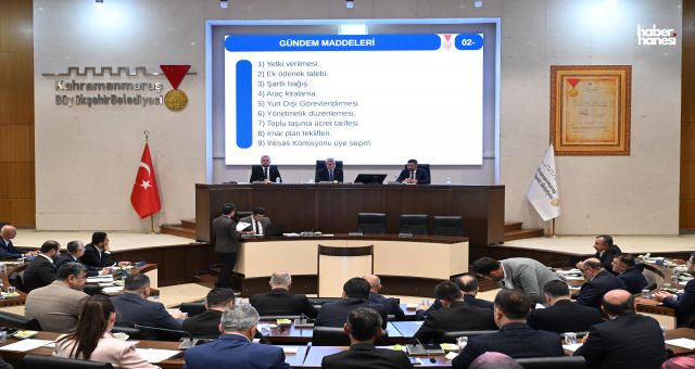Kahramanmaraş Büyükşehir’de Ekim Ayı Olağan Meclisi Toplandı