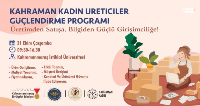 Kahramanmaraş Büyükşehir’den Kadın Girişimcilerin Gücünü Artıracak Seminer