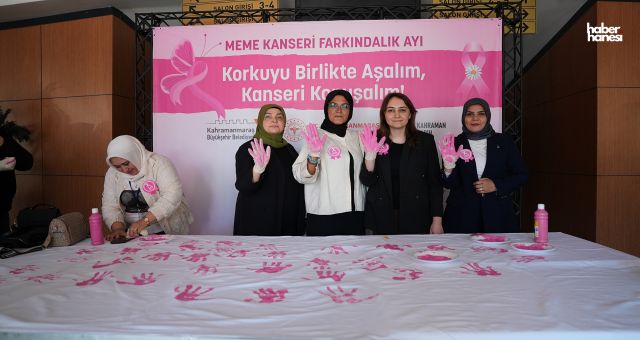 Kahramanmaraş Büyükşehir’den Meme Kanserine Karşı Farkındalık Etkinliği