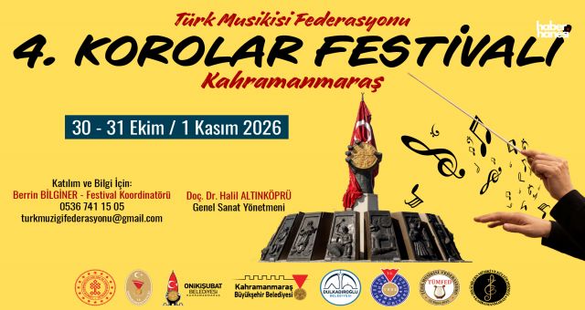Kahramanmaraş’ta 4. Korolar Festivali Başlıyor: 18 Koro Aynı Sahneye Çıkacak