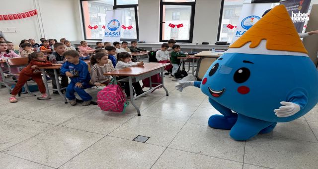KASKİ’den Minik Öğrencilere Su Tasarrufu Eğitimi: Mavi ile Eğlenerek Öğrendiler