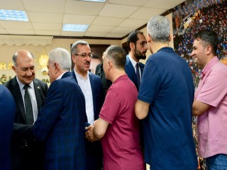 BAŞKAN GÜNGÖR AK PARTİ’DE BAYRAMLAŞTI