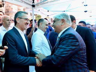 BAŞKAN GÜNGÖR HALK BAYRAMLAŞMASINA KATILDI