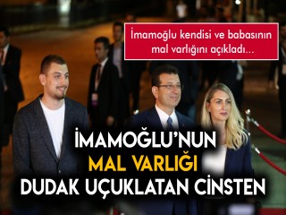 TAZE BAŞKAN İMAMOĞLU MAL VARLIĞINI AÇIKLADI