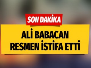 Ali Babacan resmen duyurdu! AK Parti'den 18 yıl sonra istifa etti