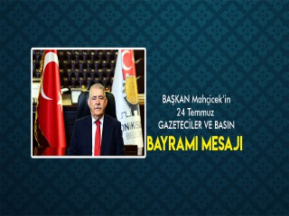 Mahçiçek’ten Basın Bayramı Kutlaması