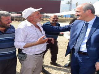 DULKADİROĞLU KURBAN SATIŞ NOKTASINA İLGİ YOĞUN