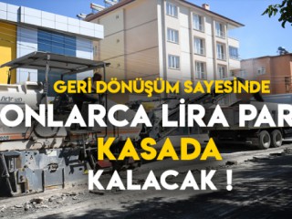 Elbistan'da Özel Makine İle Asfalt Kazılıp Yeniden Yapılıyor