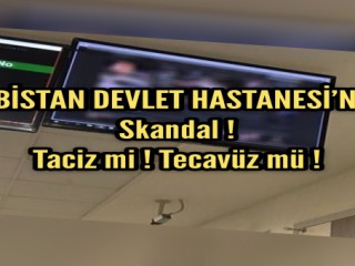 Elbistan’da Skandal Olay !