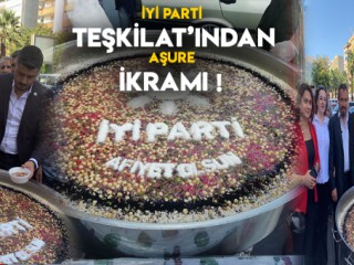 İYİ Parti'den Aşure İkramı
