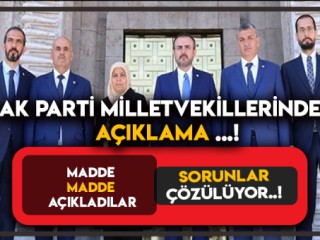 AK PARTİ MİLLETVEKİLLERİ İLETİŞİM OFİSİNDEN AÇIKLAMA