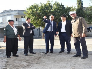 BAŞKAN OKAY ÇALIŞMALARI YERİNDE İNCELEDİ
