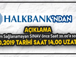HALKBANK SINAVI UZADIKÇA UZADI !