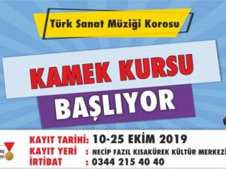 KAMEK’ten iki kurs daha
