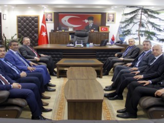 KSÜ REKTÖRÜ CAN, BAŞKAN AYDIN’I ZİYARET ETTİ